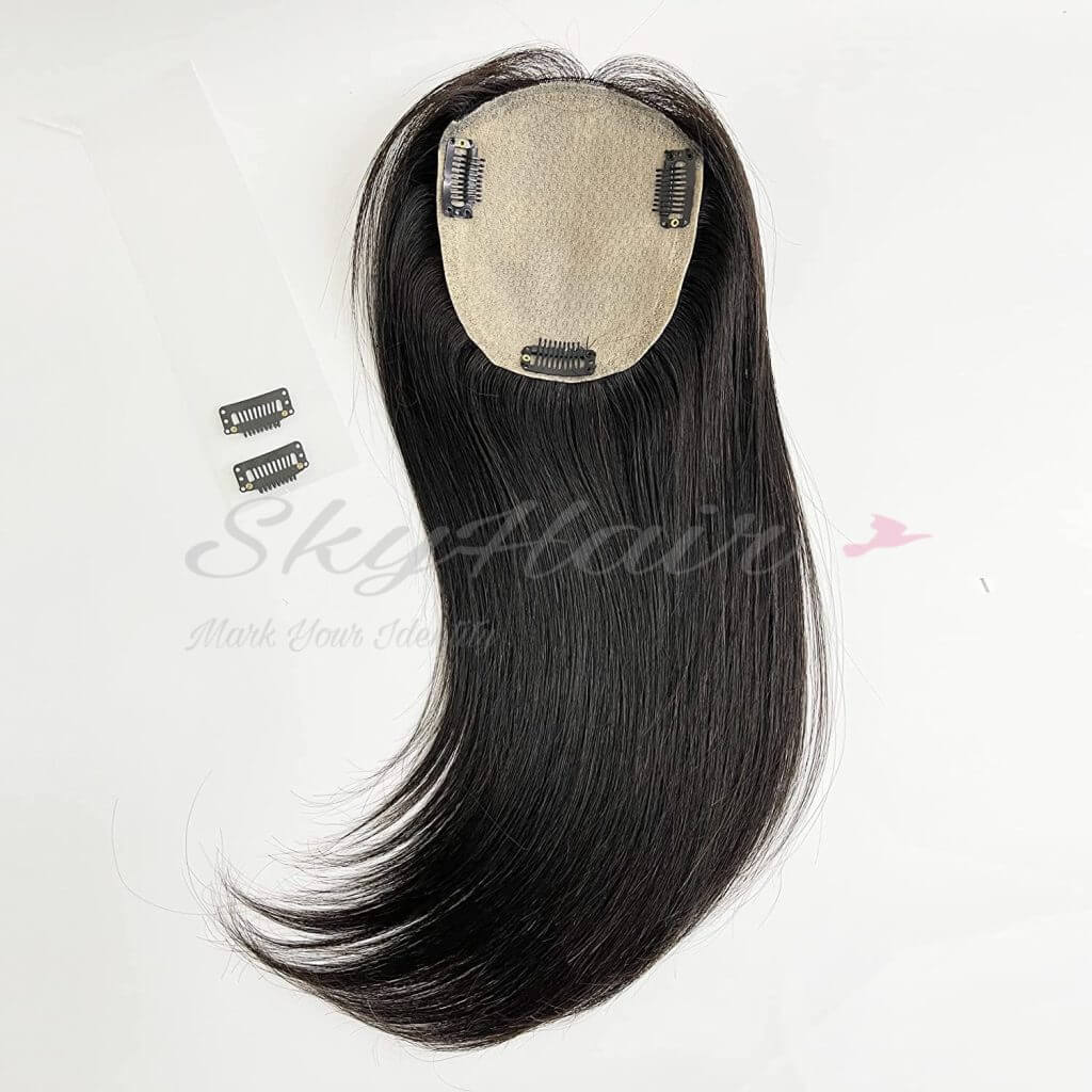 Buy Volume and Scalp Silk Base Hair Topper for Women (Multipurpose ...